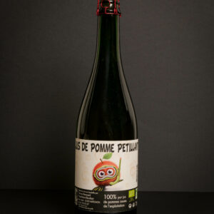 Jus de pomme pétillant bio